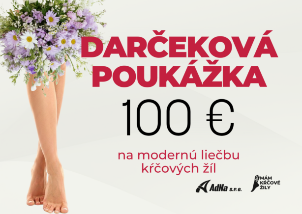 Darčeková poukážka na modernú liečbu kŕčových žíl ku Dňu matiek